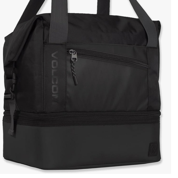 Volcom Men's Outbound Rolltop Cooler Black - Picture 1 of 7